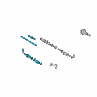 OEM Nissan Murano Joint Assy-Outer Diagram - 39211-CA100