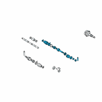 OEM 2004 Nissan Murano Joint Assy-Inner Diagram - 39771-CA000