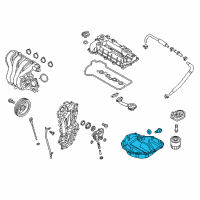 OEM 2020 Hyundai Ioniq Pan Assembly-Engine Oil Diagram - 21510-03HA0