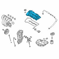 OEM 2017 Kia Niro Cover Assembly-Rocker Diagram - 2241003HA0