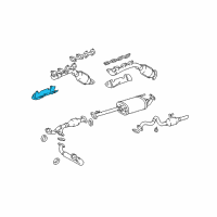 OEM 2004 Lexus GX470 Insulator, Exhaust Manifold Heat, NO.1 Diagram - 17167-50140