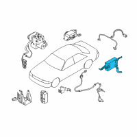 OEM 2004 Infiniti M45 Module Assy-Anti Skid Diagram - 47850-CR900