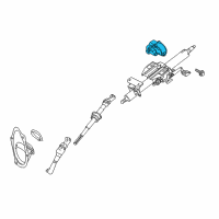 OEM 2018 Toyota Tacoma Lock Actuator Diagram - 45020-04050