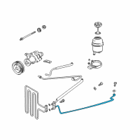 OEM BMW Return Pipe Diagram - 32-41-1-094-205
