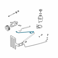 OEM 2002 BMW 540i Pressure Hose Assembly Diagram - 32-41-1-093-926