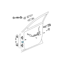 OEM 2007 Chrysler Pacifica Dr Check-Front Door Diagram - 4894173AD