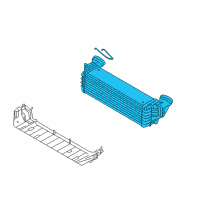 OEM BMW Charge-Air Cooler Diagram - 17-51-7-809-321