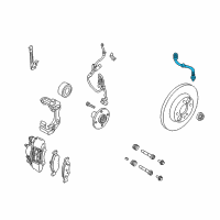 OEM 2010 Ford Focus Brake Hose Diagram - AS4Z-2078-A