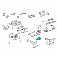 OEM 1998 Cadillac Seville Motor Assembly Diagram - 19213206