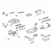 OEM 2002 Oldsmobile Aurora Harness Diagram - 88986940