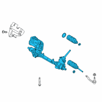 OEM 2015 Ford Edge Gear Assembly Diagram - H2GZ-3504-F