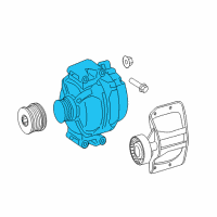 OEM 2009 Jeep Grand Cherokee ALTERNATR-Engine Diagram - 4801250AD