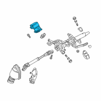 OEM Toyota Corolla Motor Diagram - 89650-12K20