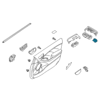 OEM 2018 Kia Forte5 Switch Assembly-Outside Mirror Diagram - 93530A7000