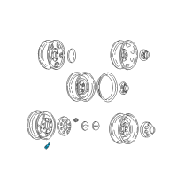 OEM 2012 Chevrolet Express 2500 Valve Stem Diagram - 15954889