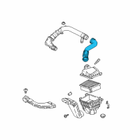 OEM 2021 Ford EcoSport Inlet Duct Diagram - GN1Z-9C623-A