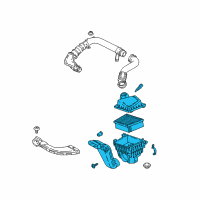 OEM 2021 Ford EcoSport Air Cleaner Assembly Diagram - GN1Z-9600-G