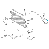 OEM Ford F-250 Super Duty Overflow Hose Diagram - HC3Z-8N029-A