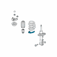 OEM Toyota Yaris iA Lower Insulator Diagram - 48158-WB002