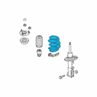 OEM Toyota Yaris iA Coil Spring Diagram - 48131-WB003