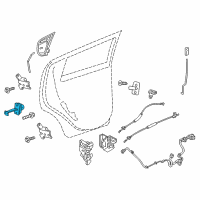 OEM Chevrolet Spark Link Asm-Rear Side Door Check Diagram - 42474347