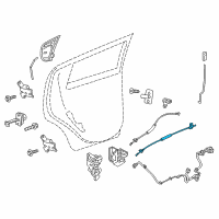 OEM 2013 Chevrolet Spark Lock Cable Diagram - 95967090