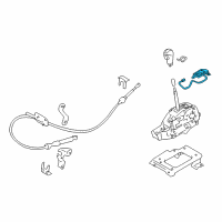 OEM 2022 Infiniti QX80 Indicator Assy-Auto Transmission Control Diagram - 96940-6JE0A