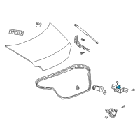 OEM 2004 Chrysler 300M Door Jamb Switch Diagram - 4608287AC