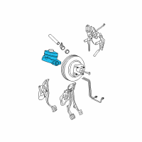 OEM 2005 Lincoln Aviator Master Cylinder Diagram - 6L5Z-2140-BA