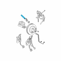 OEM 2006 Mercury Mountaineer Tube Assembly Diagram - 6L2Z-9C482-A