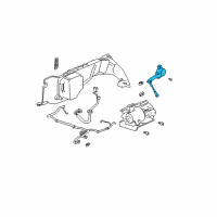 OEM 2007 Chevrolet Trailblazer Sensor Asm-Rear Air Spring Level Diagram - 25999464