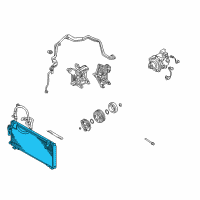 OEM Chrysler Sebring CONDENSER-Air Conditioning Diagram - 7812A066