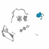 OEM 2001 Chrysler Sebring COMPRES0R-Air Conditioning Diagram - 7813A200