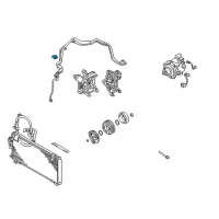 OEM Chrysler Sebring Switch-A/C Pressure Diagram - MR513123