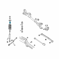 OEM Jeep Wrangler Bumper-Jounce Diagram - 68480876AA