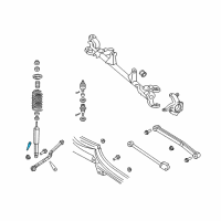 OEM Ram Nut-HEXAGON FLANGE Locking Diagram - 6508593AA