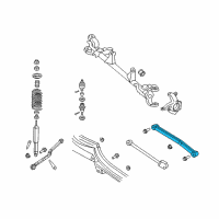 OEM 2009 Jeep Wrangler Front Lower Control Arm Diagram - 52059979AF