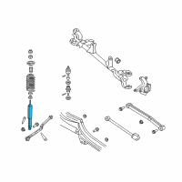 OEM 1999 Jeep Wrangler *ABSBRPKG-Suspension Diagram - 5015547AA