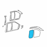 OEM 2005 Dodge Ram 3500 Seal-Door Opening Diagram - 55277293AA