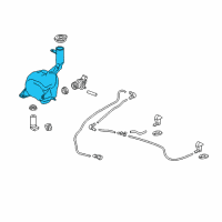 OEM 2012 Acura ZDX Tank, Washer (4.9L) Diagram - 76873-SZN-A01