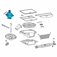 OEM 2017 Jeep Cherokee Jack-Scissors Diagram - 68144076AG