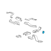 OEM 2009 Cadillac STS Actuator Asm, Mode Valve Diagram - 89023397