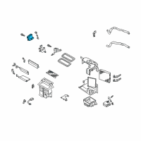 OEM Infiniti I30 Mode Actuator Assembly Diagram - 27741-2Y960