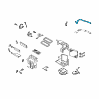 OEM Infiniti Hose-Heater, Inlet Diagram - 92400-2Y900