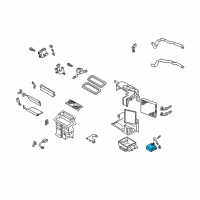 OEM 2004 Infiniti I35 Air Mix Actuator Assembly Diagram - 27742-2Y960