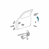 OEM 2006 Toyota Tundra Cylinder & Keys Diagram - 69052-34040