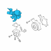 OEM 2018 Infiniti Q50 Valve Assembly Water Control Diagram - 21250-5CA0A