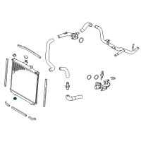 OEM 2013 Toyota Prius V Lower Insulator Diagram - 16535-0A090