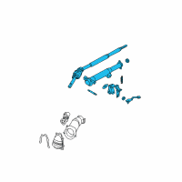 OEM 2003 Nissan Maxima Column Assy-Steering, Upper Diagram - 48810-6Y310