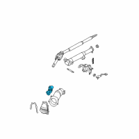 OEM 2001 Infiniti G20 Steering Joint Assembly Diagram - 48080-0M001